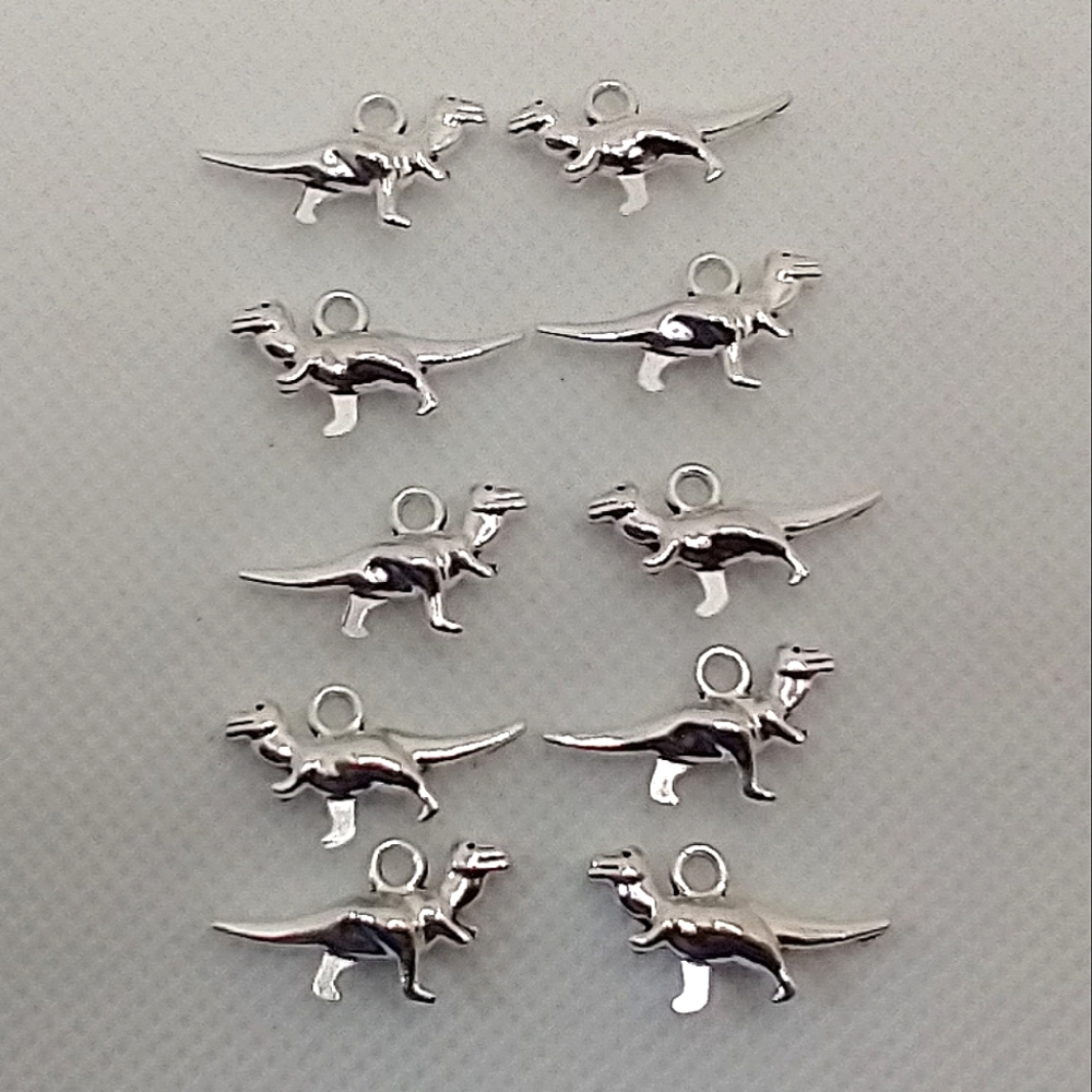 🧁 3/$30 Dinosaur Charms 20 Pieces NEW